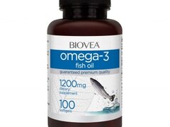 Biovea Omega 3, ulei de peste, 1200 mg, 100 capsule